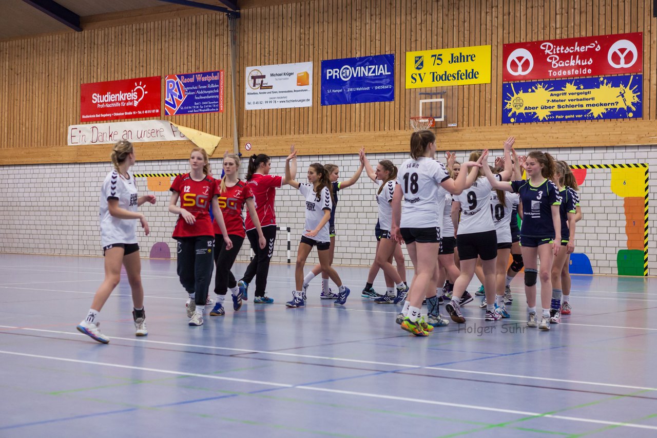 Bild 121 - B-Juniorinnen SG-Todesfelde/Leezen - SG Wift Neumnster : Ergebnis: 23:37